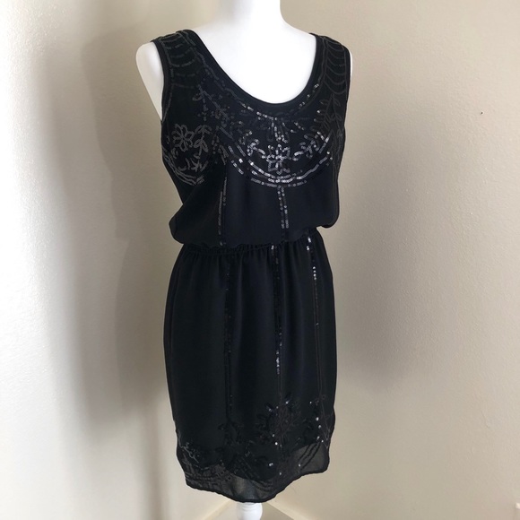 Max Studio Dresses & Skirts - Max Studio XS black sequin swing mini Dress